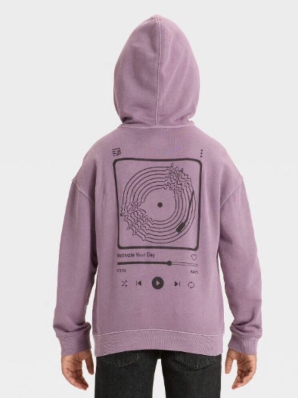 🎵 Boys Purple Music Hoodie